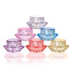 3g/5g Diamond-Shaped Plastic Cosmetic Jars Cream Box For Cream Bottle Trial