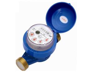 China 20mm Residential Single Jet Water Meter Corrosion Resistance With Impeller wholesale