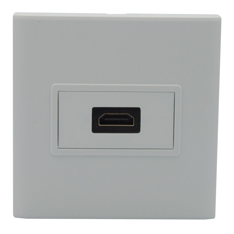 Standard Grounding Black Universal Plugs Charging Wall Socket with Custom Power HDMI