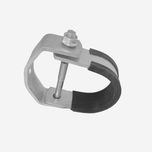 China Hot Dip ODM Galvanized Metal Conduit Clamps Strut Cushion Pipe Fitting for Building wholesale