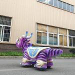 Electric Shopping Mall Robotic Animatronic Dinosaur Ride on Scooter for Kids