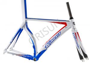 China Short Wheelbase 700c Triathlon Bike Frame , Aerodynamic Road Bicycle Frames wholesale