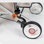 Aluminium Medical Rehabilitation Equipment Lightweight Rollator Walker With Seat
