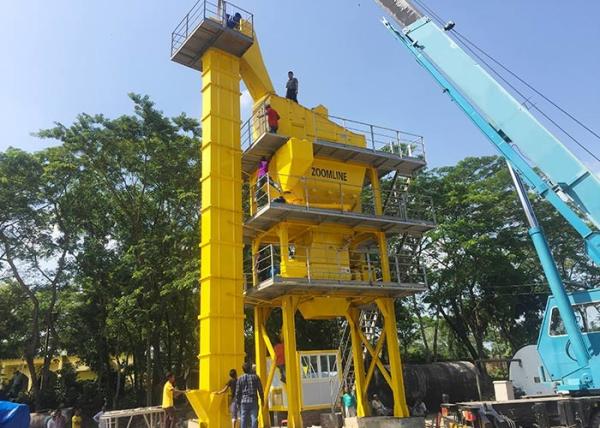 40TPH - 320TPH Stationary Asphalt Mixing Plant Batch Type Low Energy Consumption