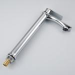 Zinc Stylish Vessel Bathroom Single Cold Water Basin Taps In Chrome