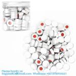 20mm Flip Top Caps Aluminum-Plastic Black Caps for Glass Vial Crimp Caps with