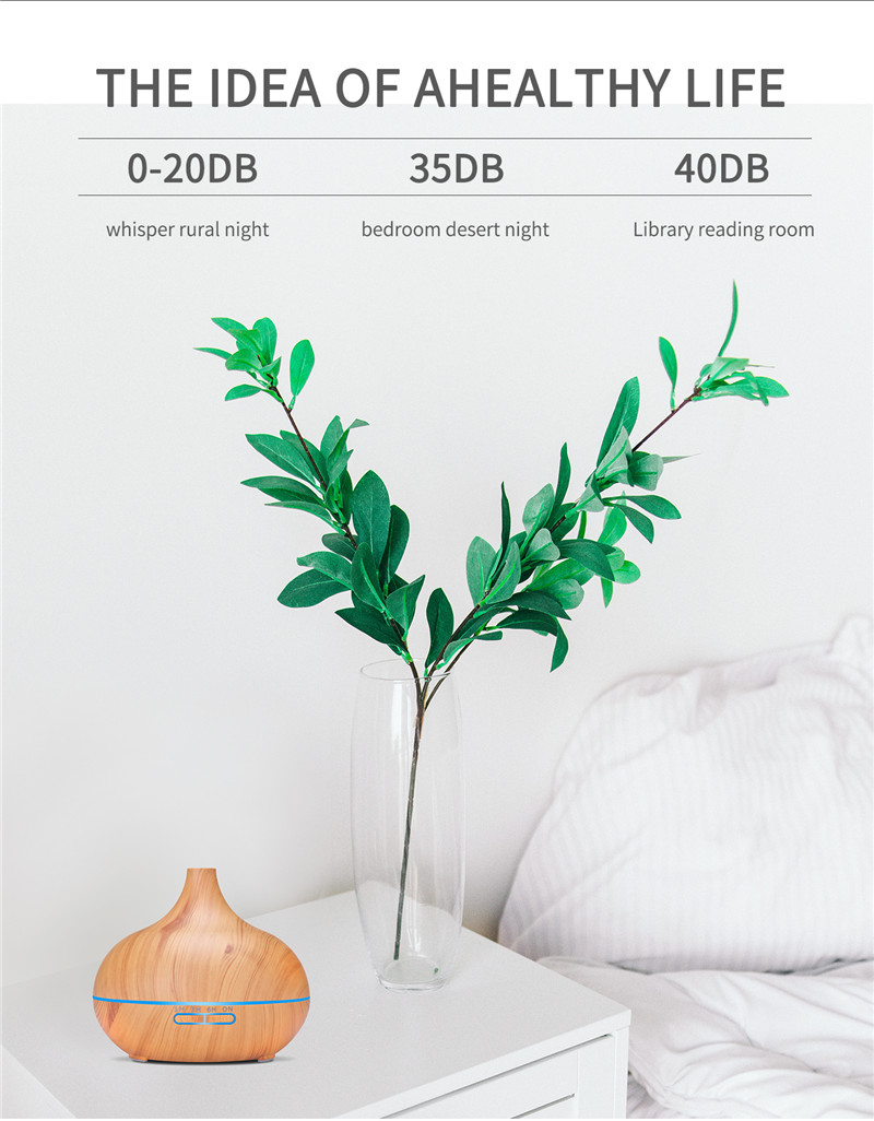 Wholesale 500ML Large Capacity Ultrasonic Aroma Diffuser Aromatherapy Remote Control Mute Essential Oils Air Humidifier