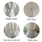 Disposable Waterproof White OEM Coveralls With CE Certificate To Prevent