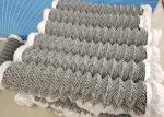 Hot Dipped Galvanized Steel Chain Link Fence 2.5mm For Warehouse Partitions