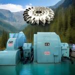 IP54 Brushless Pelton Turbine Power Generator 100kw-50mw Power Output 6-10kV