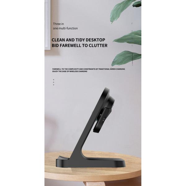 Apple Use Qi Wireless Charging Stand 9V ROHS Approval Multi Function