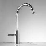 304 Stainless Steel Kitchen Sink Faucet Single Cold Universal Rotating Hot and