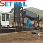 Bucket Chain Type Gold Mining Dredger with 60000.000kg Package Gross Weight and