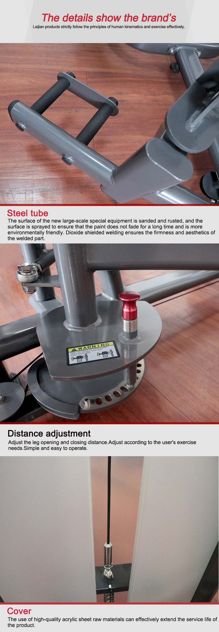 Functional Life Fitness Hip Abduction / Adduction Machine For Leg Exercise
