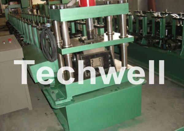 GCr15 Steel Cable Tray Roll Forming Machine For Storage Rack , Rack Beam 12-15m