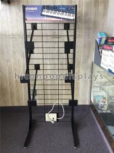 China Metal Flooring Display Stands Custom Keyboard Display Rack For Advertising on sale