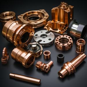 China Copper Material Metal CNC Machining Parts Broaching Drilling Processing wholesale