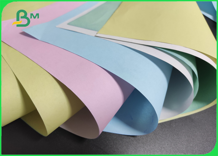 50gsm White CB CF Colored CFB Carbonless Copy Paper For Laser And Inkjet Printers