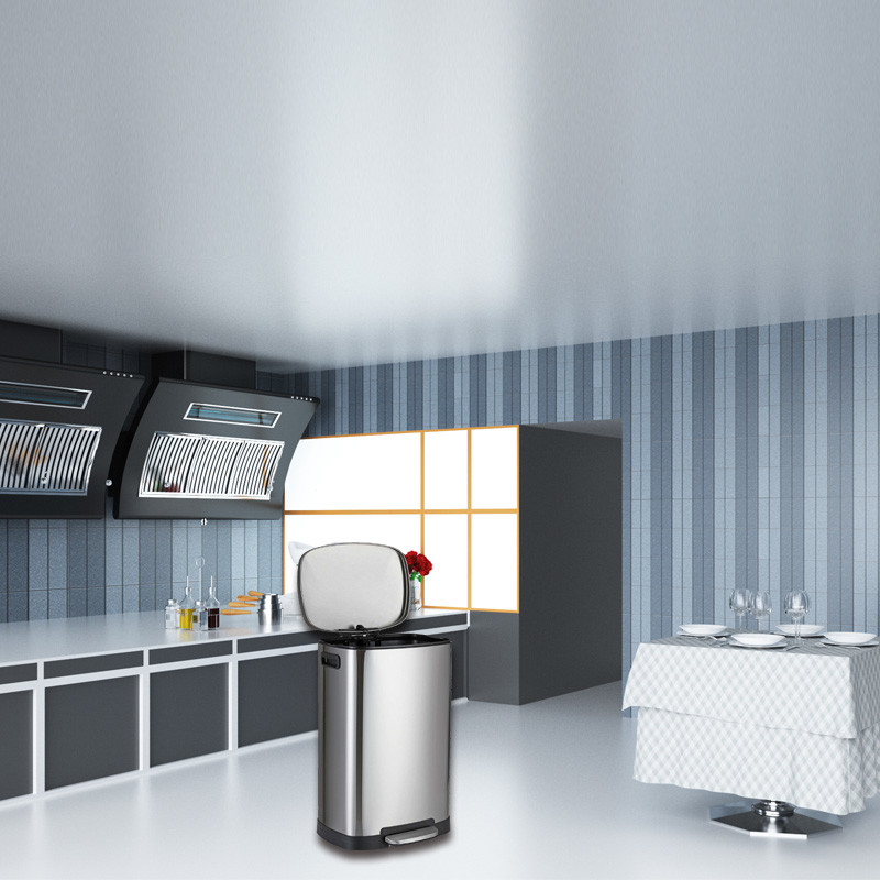 Indoor 50 Liter Gallon Trash Cans With Soft Step