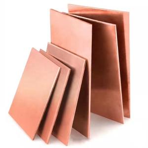 China Customized 99.9% Pure C10200 C10300 C11000 C12000 T1 T3 Brass Plates Red Copper Sheets wholesale