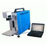 Buy cheap Portable Fiber Laser Marking Machine for Auto Parts / Hardware Marking Power 30W from wholesalers
