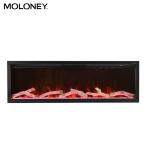 1540mm 220V Wall Insert Electric Fireplace Fire Home Commerical Decoration