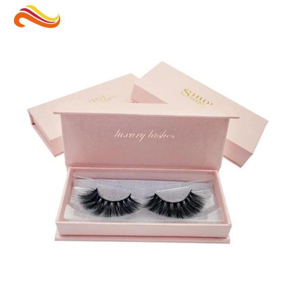 Luxury Eyelash Cosmetic Packaging Boxes Handmade eco friendly With Customized Logo