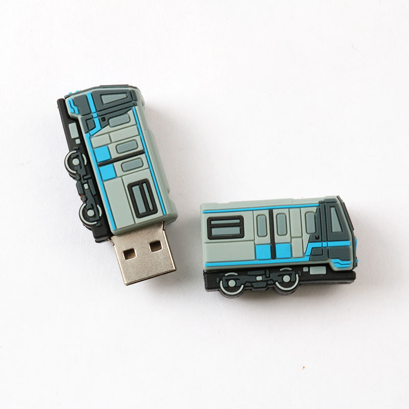 PVC Cartoon Shape Customised Usb Flash Drive High Speed 128GB 8GB 30MB/S