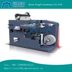 Single color stickers flexo printing and die cutting machine and sticker