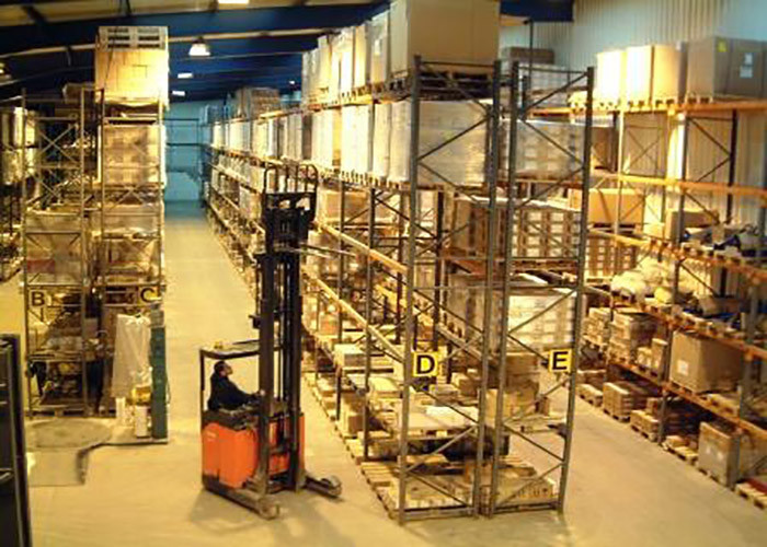 Steel Heavy Duty Storage Shelving , Cold Warehouse Industrial Pallet Racking
