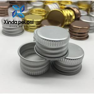 China Aluminum Stainless Steel Metal Screw Cover Cap For Bottle And Jars  Easy Open on sale
