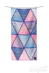 China Quick Drying Lightweight Fast Dry Printed Microfiber Beach Towel For Travel wholesale