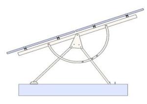 China Solar Adjustable Mounting System Angle Bracket C - Steel Photovoltaic Stents wholesale