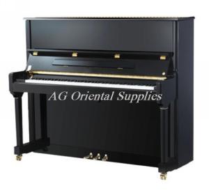 China 88-KEY New Acoustic wooden upright Piano With automatic fallboard black polished color AG-125B wholesale