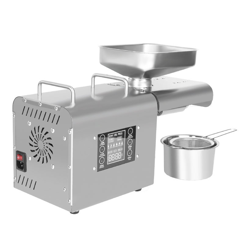 Smart Operation Mini Oil Extraction Machine Screw Oil Press Machine 4 - 5kg/H Capacity