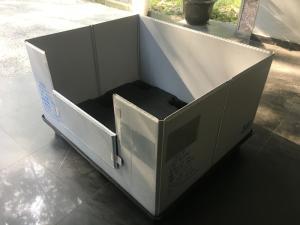 China Propene Polymer Hollow Honeycomb Products , Honeycomb Board Turnover Box wholesale