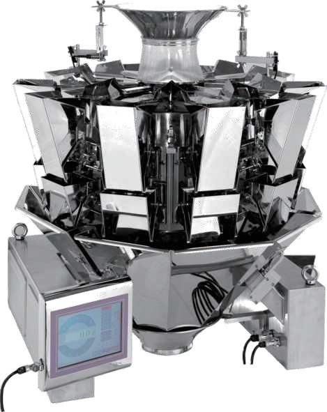2000g Linear Weigher Packing Machine 16 Heads Vffs Vertical Powder Packing Machine