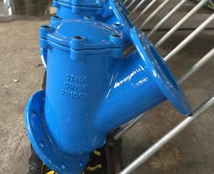 China pressure PN16 body material GGG50 DIN ball type check valve wholesale