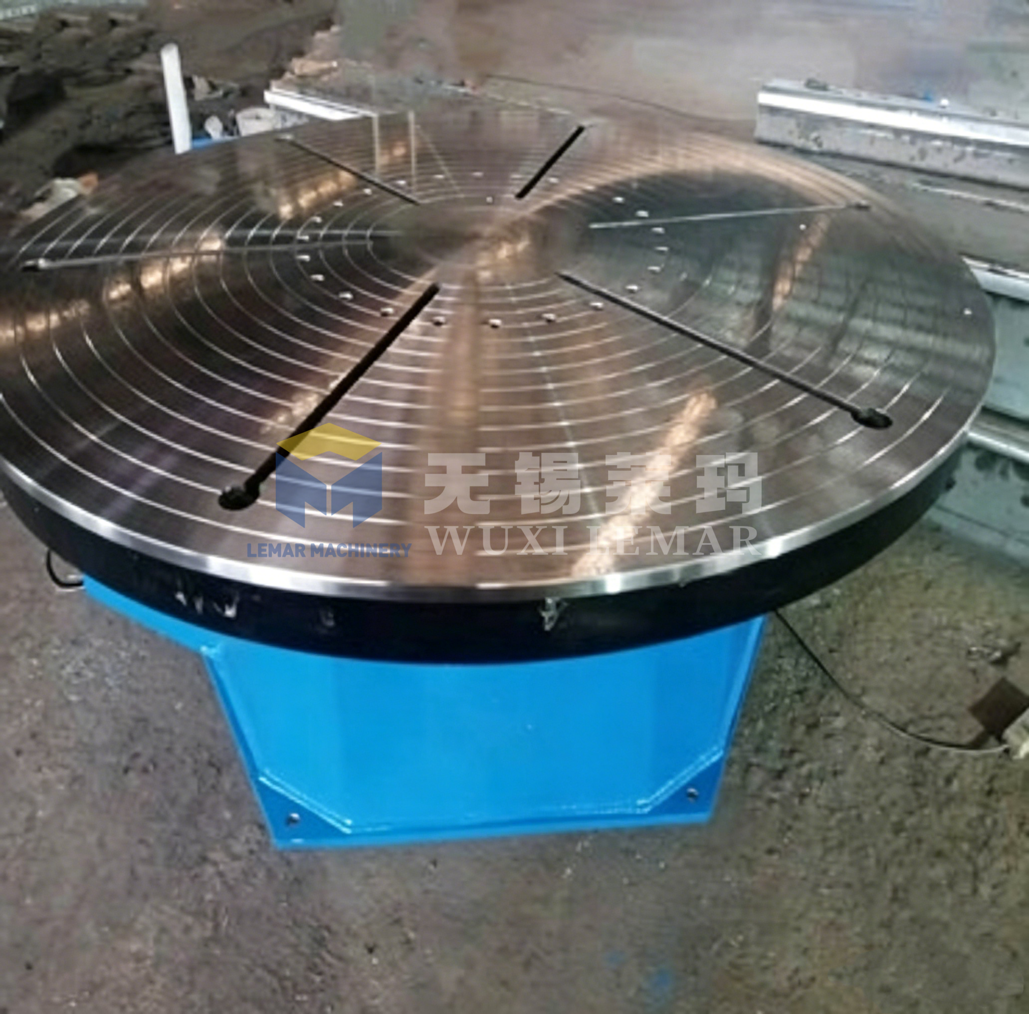 1 Ton Welding Positioner Automatic Rotary Welding Turntable for Cylinder Pipe Welding