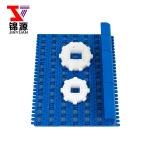 Flat Top Blue Pvc Conveyor Belt Types 50.8mm Pitch Used in Singapore