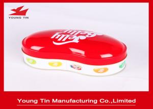 China 0.23 MM Colored Holiday Candy Gift Tin Containers Personalised For Children on sale