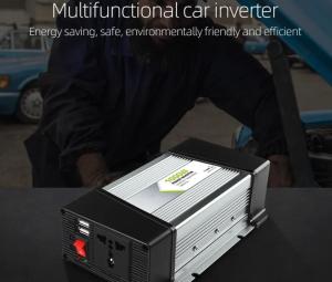 China DC To AC Corrected Sine Wave Power Inverter 12v To 220v 1000W DC AC Power Inverter wholesale
