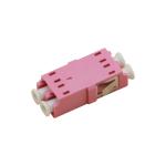 Low Insertion Loss LC UPC Duplex Optic Fiber Adapter Without Flange