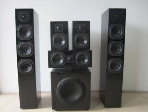 China Black Glossy Panel 5.1 Home Theater Speaker Good Sound Quality For Cinema System Wholesale wholesale