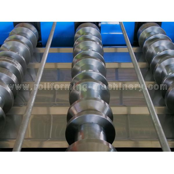 20 Steps Stainless Steel Roofing Panel Roll Forming Machine High Productivity For USA