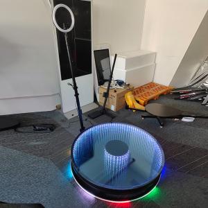 China Slow Motion Spinning LED 360 Photo Booth Automatic RGB Light Rotating wholesale