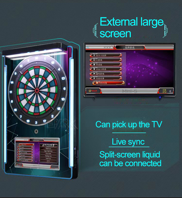 60W 50HZ Mini Darts Sports Game Machine For Entertainment