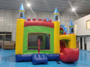 China Commercial Grade Bounce House Inflatable Combo Jumping House With Slide Inflatable Bubble Castle For Kids wholesale