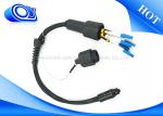 PDLC Waterproof Cable Connector Standard LC / SC / FC / ST Fiber Patch Cord For
