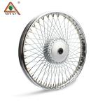 250 Spokes Rear WY125 ZJ125 Aluminium Motorcycle Rims With Drum Brake Hub
